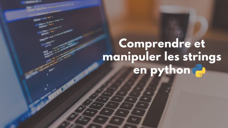 comprendre et manipuler les strings en python