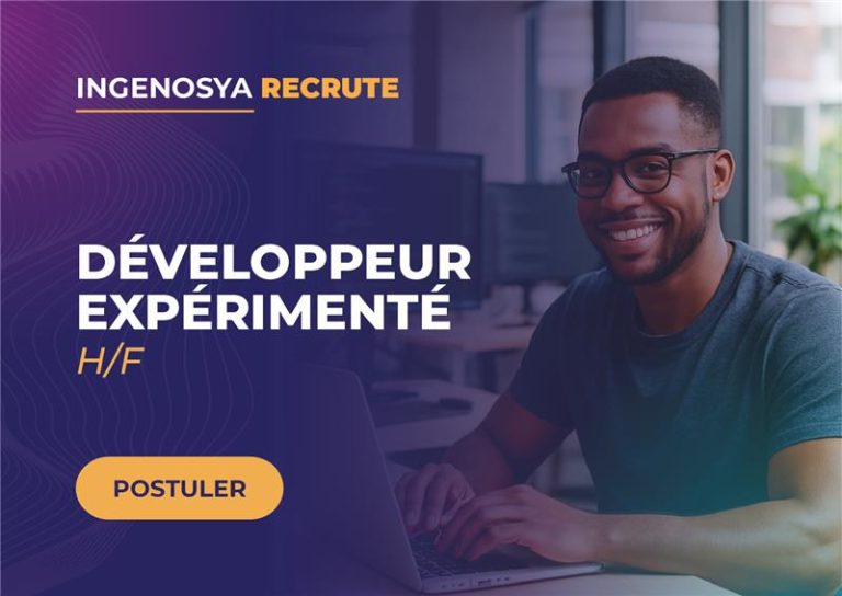 DÉVELOPPEUR EXPÉRIMENTÉ
