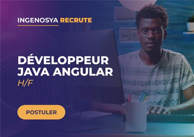 DÉVELOPPEUR JAVA ANGULAR SENIOR